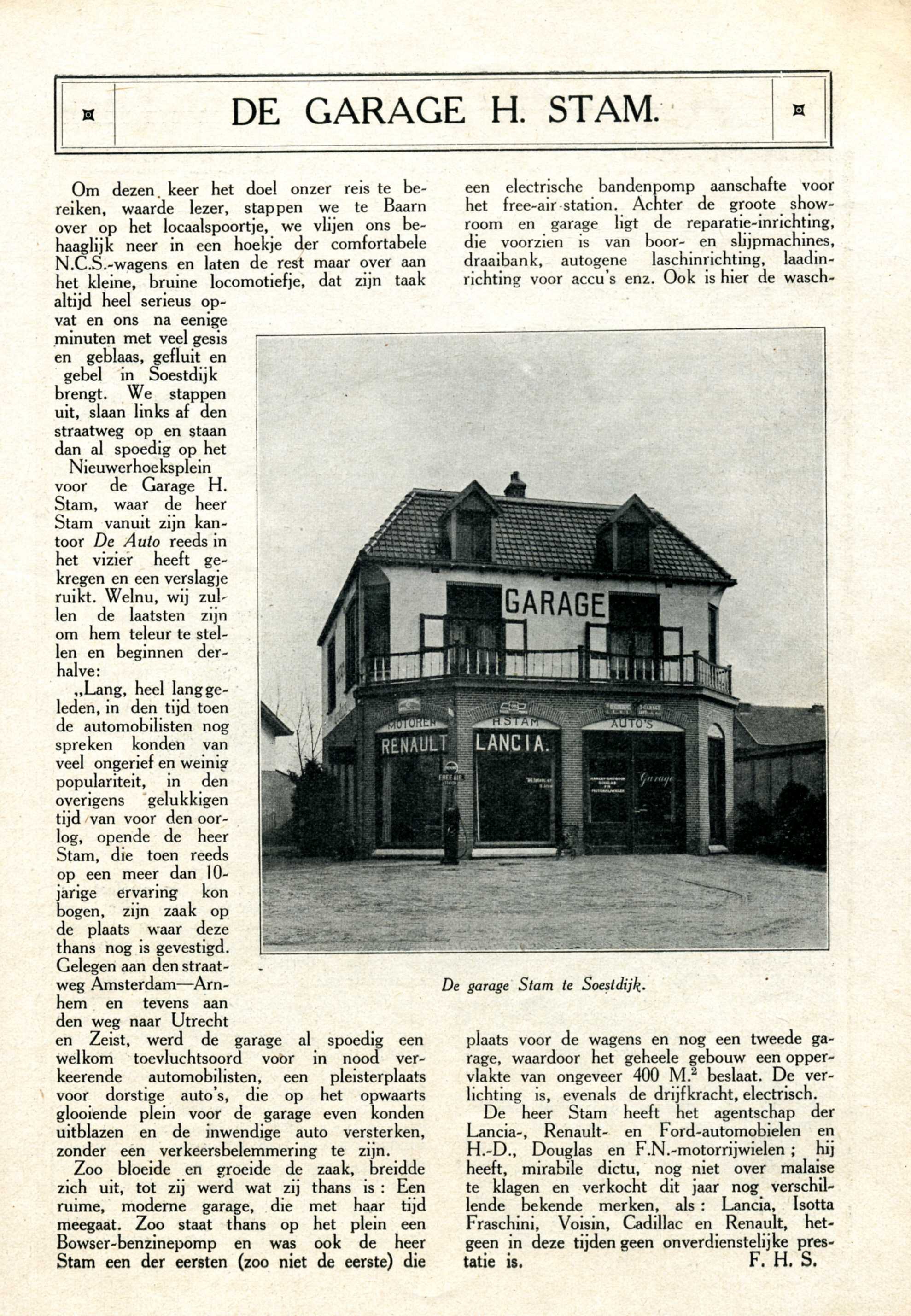 19220907 Stam Soest De Auto