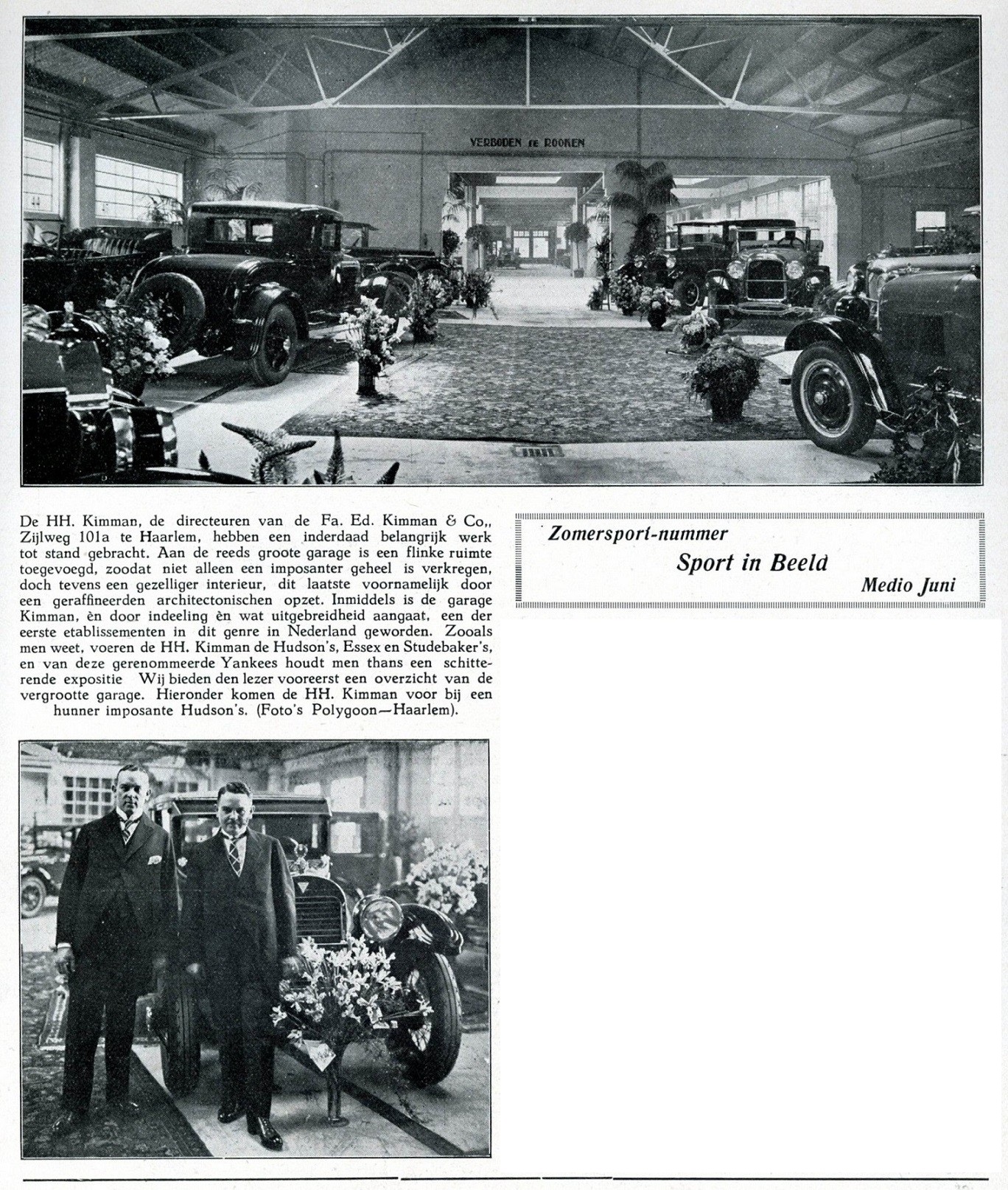 Garage Kimman 1927 SIB Haarlem klein