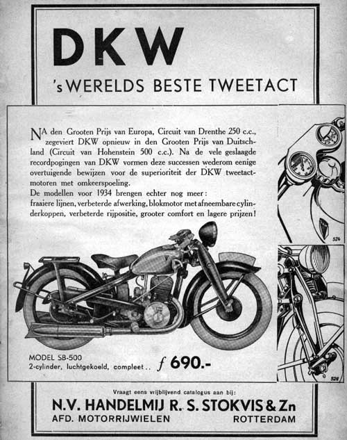 DKW 1934 stokvis