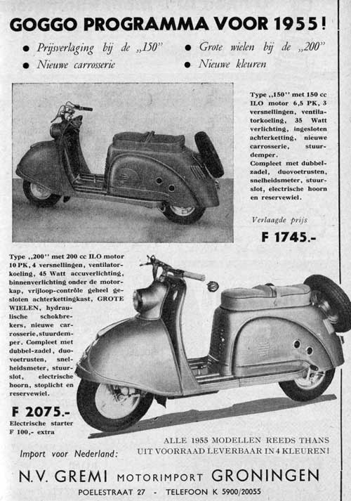 Goggo 1954 gremi Scooter uitgeverij Nortier Harmsze 2