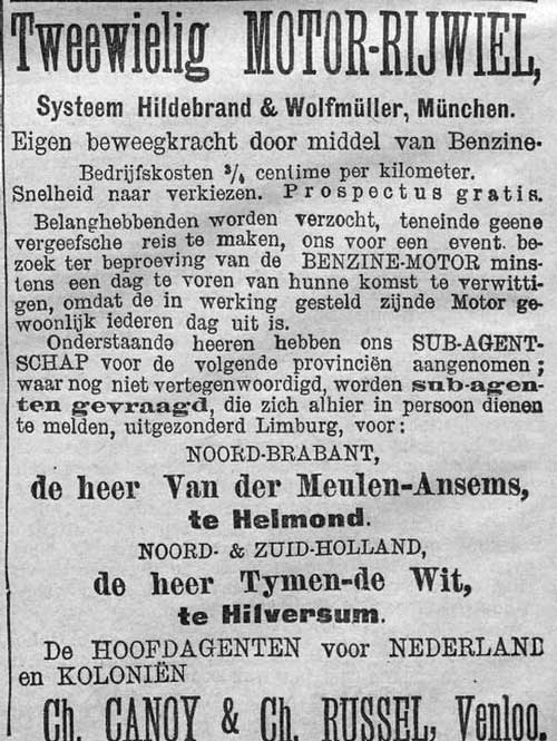 Hildebrand 18950527 canoy russel Limb Koerier