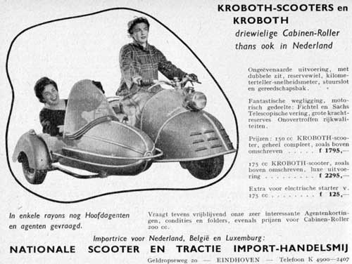 Kroboth 1954 ncti Scooter uitgeverij Nortier Harmsze