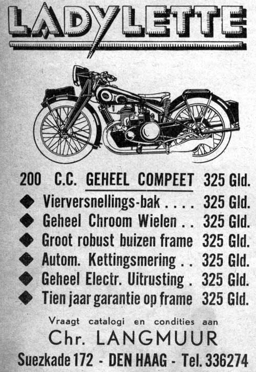 Ladylette 1934 langmuur