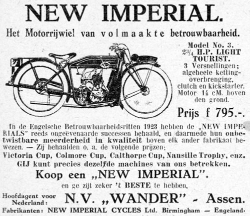 New Imperial 19230415 wander Kampioen