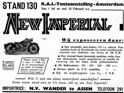 New Imperial 19350209 wander AK 39