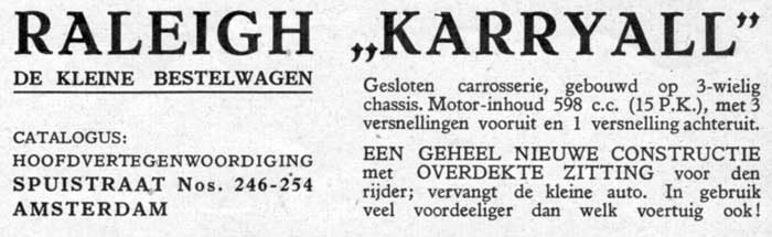 Raleigh 19310918 spuistraat MedLA