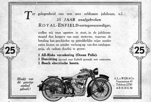 Royal Enfield 1934 wijk