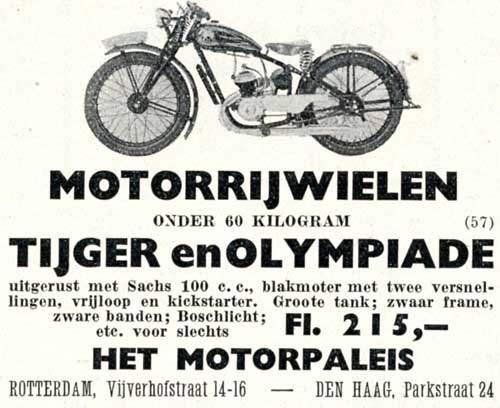 Tijger olympiade 19360411 wijngarden AK 30