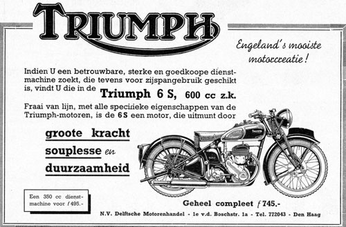 Triumph 19380408 Motor dmh 4
