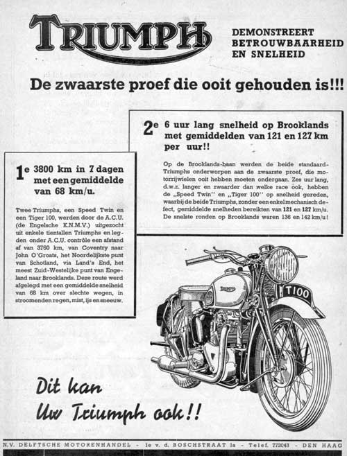 Triumph 19390324 dhm Motor