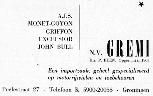 ajs monet goyon griffon excelsior john bull 19470120 gremi BOVAG 3