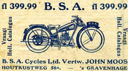 bsa 1928 moos