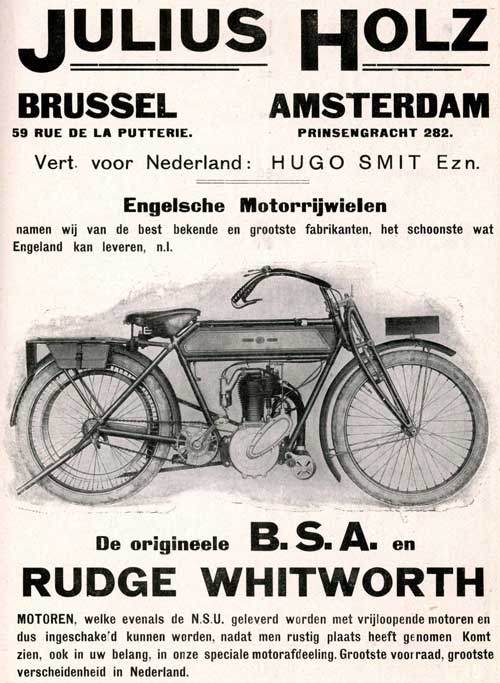 bsa rudge 1912 hugo smit