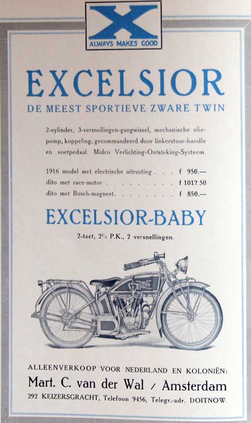 excelsior 1916 martin wal
