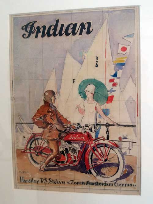 de originele tekening van bovenstaande advertentie hangt in Museum Rijswijk