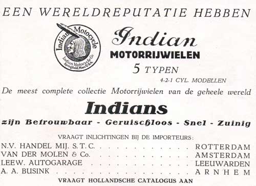 indian 19280530 diverse importeurs autoleven