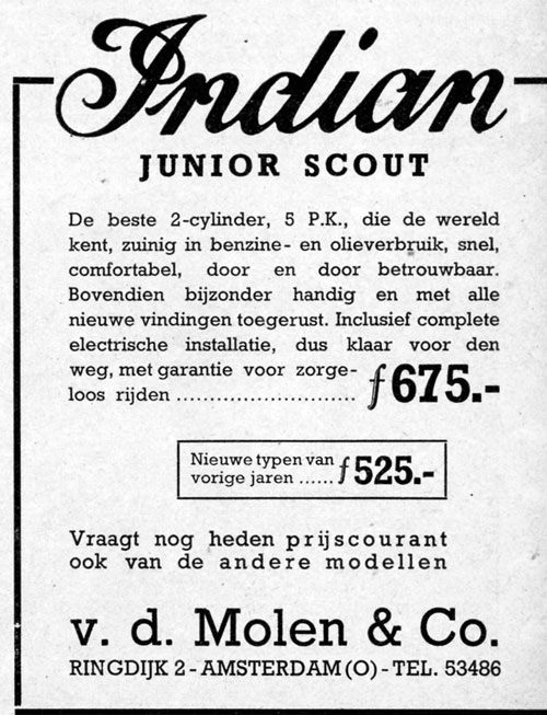 indian 19380408 molen Motor 20