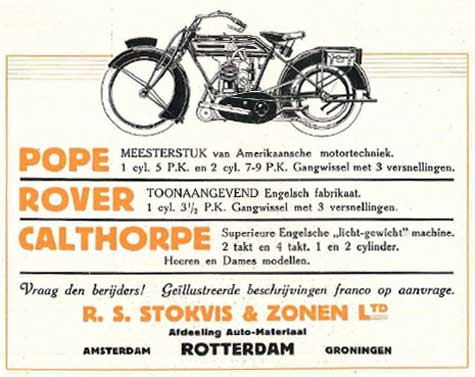 pope rover calthorpe 1919 stokvis