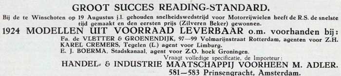 reading standard 1924 adler