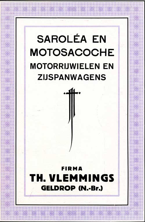 sarolea motosacoche 1915 vlemmings