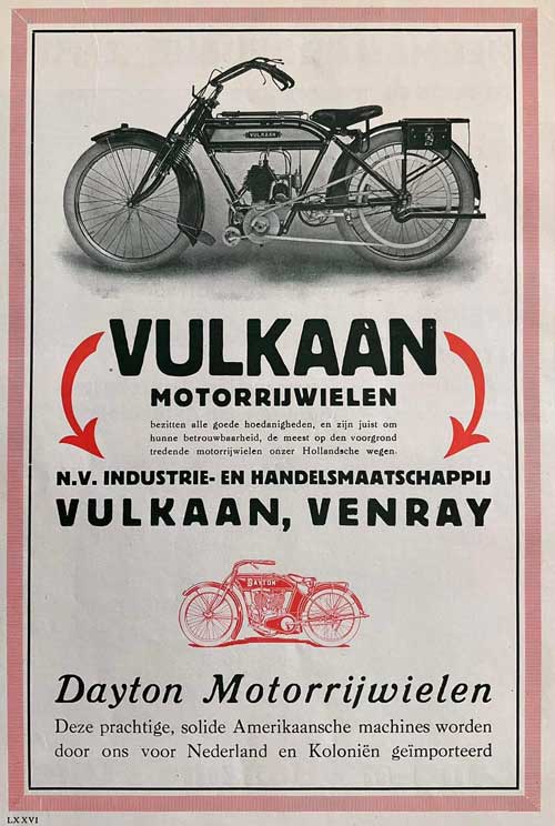 vulkaan venray dayton datum onbekend