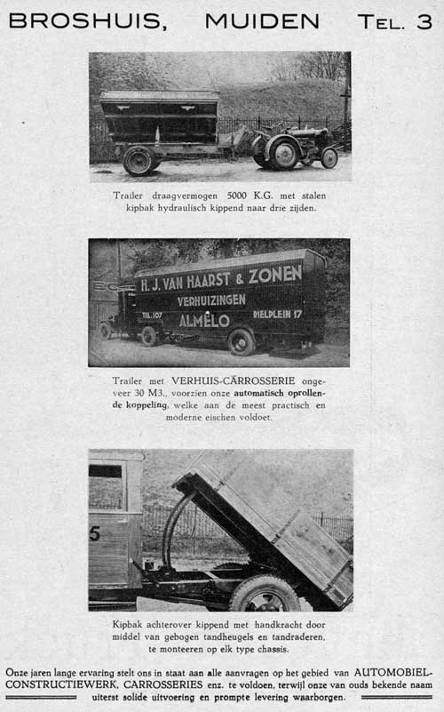 Broshuis carrosserie 19310000 Bedrijfsauto Jubileumnr 1921 1931