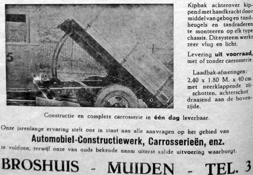 Broshuis carrosserie 19320303 Bedrijfsauto