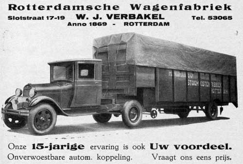 Verbakel 19310000 Bedrijfsauto Jubileumnr 1921 1931