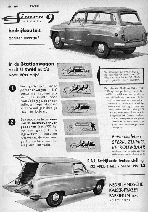 Simca 19530425 nekaf truck
