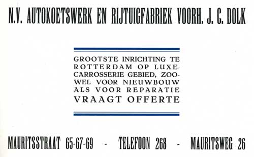 dolk carrosserie 19210805