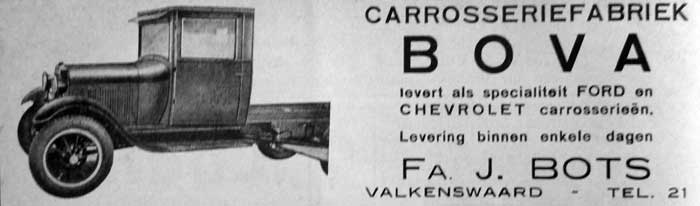 Bova carrosserie 19290917 Bedrijfsauto
