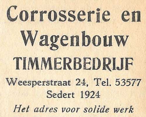 Carrosserie van Drie 1953
