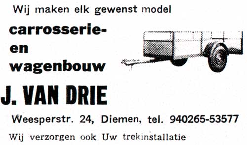 Carrosserie van Drie 1981