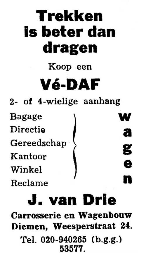 Carrosserie van Drie 19xx