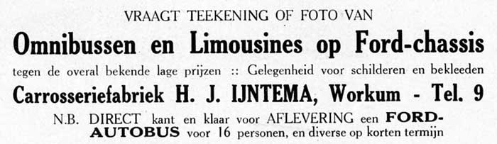 carrosserie ijntema 19230307 Auto a