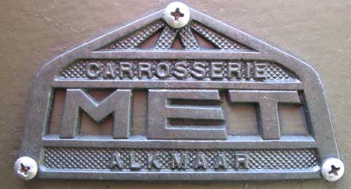 carrosserie jac met typeplaatje