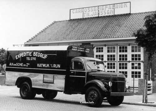 carrosserie janssen santpoort fabriek Volvo HZ 70082 circa 1949