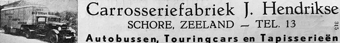 carrosseriefabriek hendrikse circa 1932