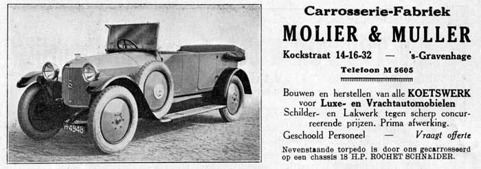 molier muller carrosserie 19221102 H 4948