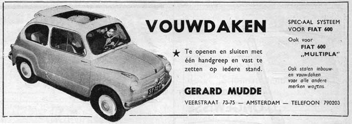 mudde carrosserie 19561025 de auto fiat ST 72 97