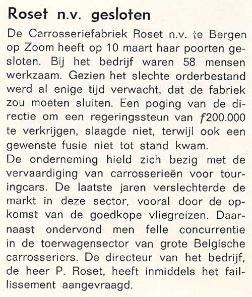 roset rai 28 maart 1969