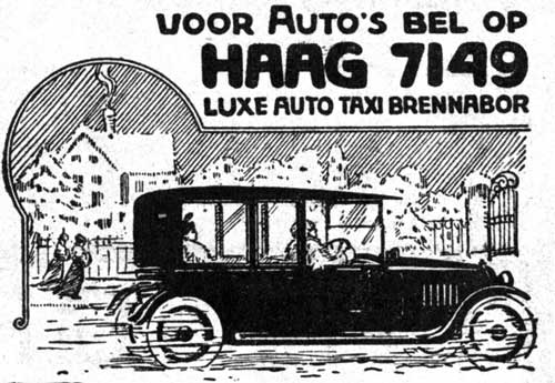 Brennabor 19210201 taxi haag