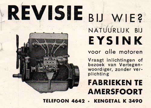 Eysink 19401024 motorenrevisie