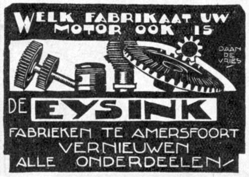 Eysink vloeiblad 1927