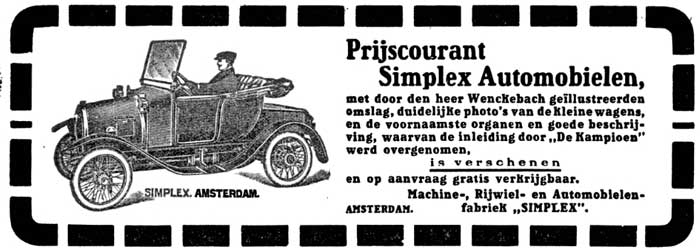 Simplex-1914-prijscourant