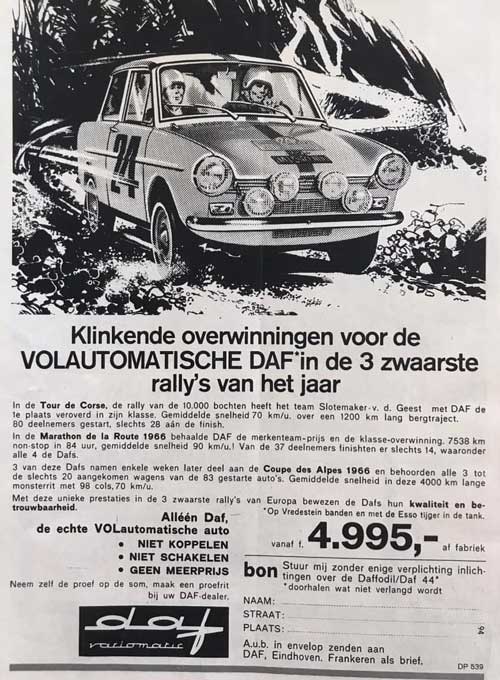 daf tour de corse 19660000 doorne
