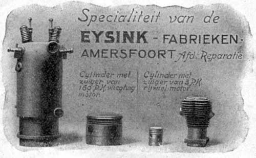 eysink reparatieafdeling 1925