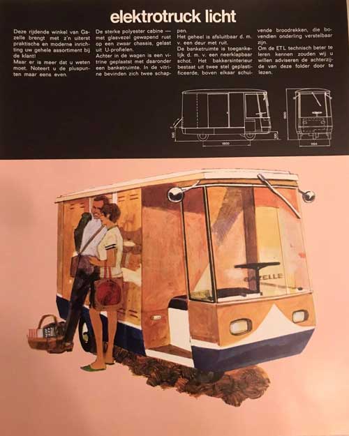 gazelle elektrotruck licht