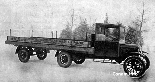 Afbeelding 4 Een zeswielige TT Ford met open laadbakjpg