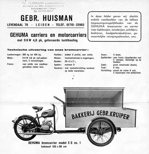 GEHUMA bakfietsen Leiden